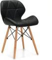 Finch Fox Eames Replica Faux Leather Dining Chair/Cafe Chair/Side Chair/Accent Chair (Off-White) ColorImported and new Butterfly Chair Leg,. 