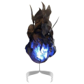 Halloween Funny Toy Magic Fire Ball on the Hand Home LED Decoration Luminous Fireball Exquisite Ornaments Party High Guality Easy to Use Black. 
