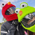 Motorcycle Helmet Decor Universal Anime Themed Motorbike Helmet Cover Rides Gift. 