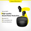 Baseus WM01/WM02 Wireless Bluetooth Earphone Smart Noise Reduction Mini In-Ear Wireless Earbuds Headphones. 
