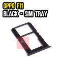 Oppo F11 SIM Tray Sim Jacket Sim Slot Sim Door For Oppo F11 - Black. 