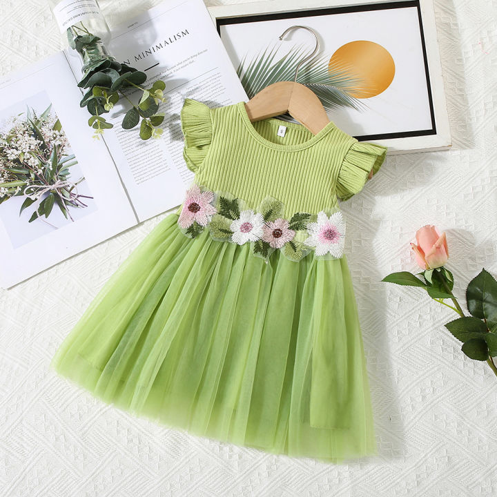 Girls Skirt Embroidered Two Versions Sweet Princess Dress Dress main image 1