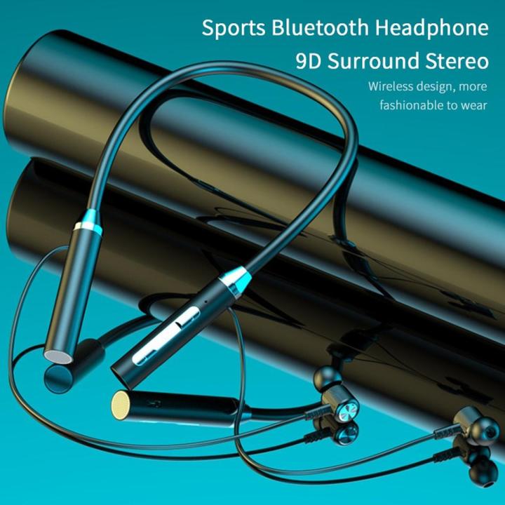 Wireless Headphones Bluetooth 5.2 Neckband Earphones Magnetic Sports Waterproof TWS Earbuds Blutooth Headset with Microphone for Mobile Phone