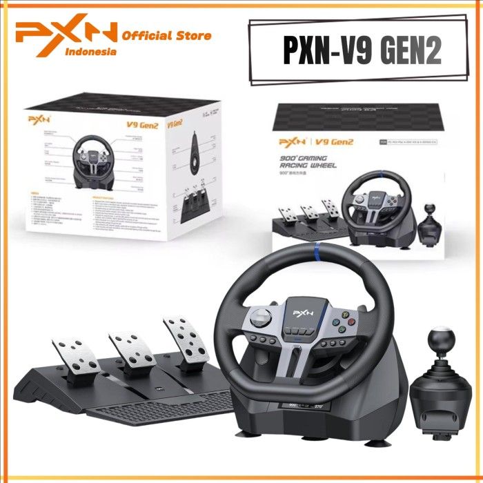 Pxn V9 Gen2 Gaming Racing Steering Wheel