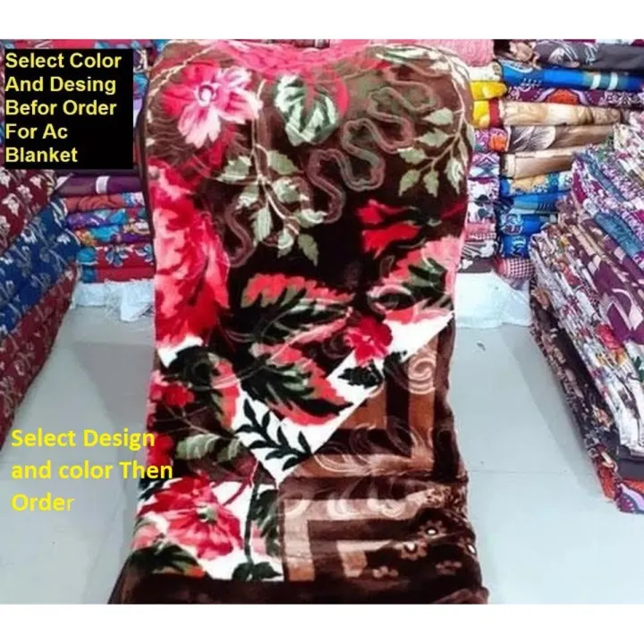 Single Bed Fleece Ac Blanket Kambal For Winter Multi Color and Design Daraz.pk