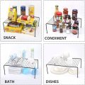 Smart Design Cabinet Storage Shelf Rack  - Steel Metal Wire - Cupboard, Plate, Dish, Counter & Pantry Organizer Organization - Kitchen. 