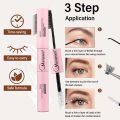 Self Application DIY at Home Individual Lashes Kit Black Wispy Natural Look 120Pcs Lash Clusters False Eyelashes for Beginners. 