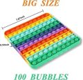 Big Size Square Push-popit 100 pops Popit For Kids - E10900. 