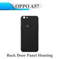 Oppo A57 Case Rear Door Housing Cover Back Glass Battery Cover Panel Replacement For Oppo A57 - Black. 