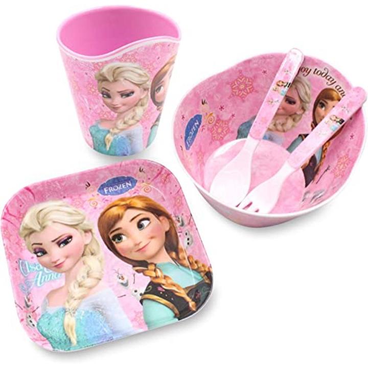 Cartoon Character Dinner Plates for Kids- Melamine Set
