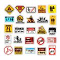 10 Pcs/Pack Funny Danger Warning Banning Signs Waterproof Stickers for Laptop PC TV Fridge Guitar Mobile Skateboard. 