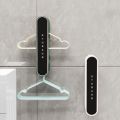 Large Capacity Foldable Retractable Clothes Hanger Organizer No Punching Expandable Multi-Functional Storage Organizer Shelf Plastic DIY Balcony Clothes Hanger Stacker Home. 