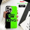Apple iPhone 15 Pro Max Back Cover Green - King Soft Case. 
