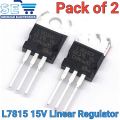 2PCS 7815 LM7815 L7815 15V Linear Voltage Regulator. 