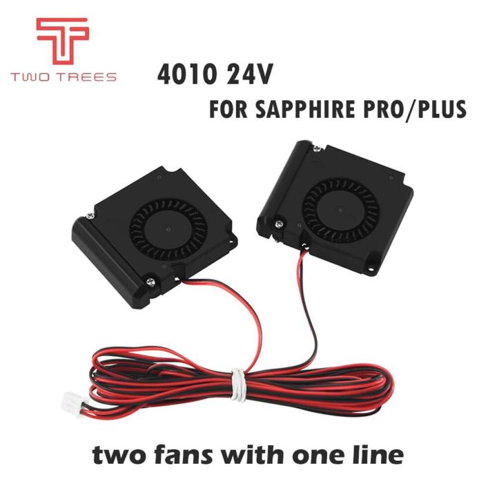 TWO TREES Sapphire pro & Bluer Printer New 4010 fan 1.5 use for J-head sapphire  Part Extruder cooling fans Accessorie