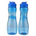101% Pure Clear Plastic Filter Water Bottle, Clear Plastic Material Top Quality Fridge Water Bottle High Quality Pack of 2. 