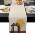 Abstract Art Table Runner Luxury Set Wedding Banquet Table Decoration Table Runner Coffee Table Tablecloth Wedding Table Decor. 