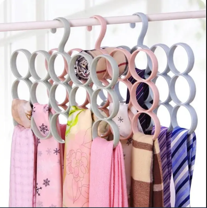 15%20Circle%20Scarf%20Hanger%20Plastic%20Ring%20Hanger%20for%20Scarf,%20Shawl,%20Tie,%20Belt,%20Closet%20Accessory%20-%20Image%202