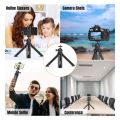Premium Tripod Stand with Mobile Holder Selfie Stick Stand - DSLR and Smartphone Support for Live Stream, Vlogging & TikTok. 