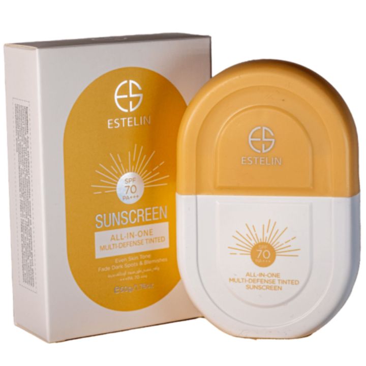 ESTELIN All In One Multi Defense Tinted Sunscreen SPF 70 Pa+++ - 50 G ES 0079