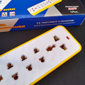 High Quality Extension Board Multiple EU/UK Sockets with Power on/off Switch Maximum Power 3000W. 