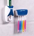 Multicrafts Automatic Toothpaste Dispenser with Toothbrush Holder Wall Mounted Multicolor. 