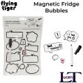 Flying Tiger Multipurpose 12 Pcs/Set Magnetic Speech Bubbles Memo Set | Fridge Magnet Stickers Accessories | Magnetic Notepad Balloons Fridge, Kitchen, & Study Reminders with Marker | Magnetic Sticky Notes. 