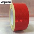 5cm X 150cm Red Safety Mark Reflective Tape Stickers Car Styling SelfAdhesive Warning Tape Automobiles Motorcycle Reflective Film. 