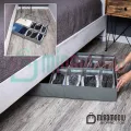 Under Bed Shoe Organizer, Shoe Cover ,Shoe Organizer ,Bag Hard Solid Parachute Fabric With Clear Plastic Zip cover. 