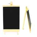 Pine Wood Easel Chalkboard for Kids Wooden Memo Black Board Collapsible Writing Boards. 