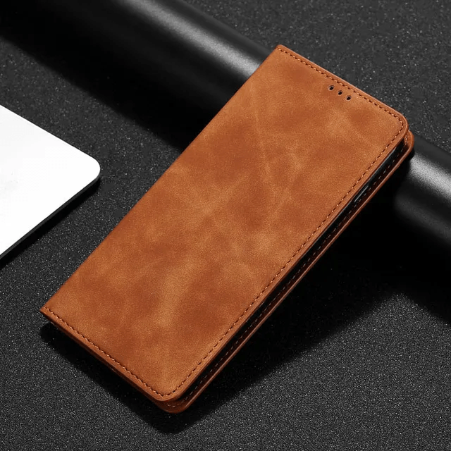 Rich Boss Leather Book Cover for iPhone 15 Pro Max Protective