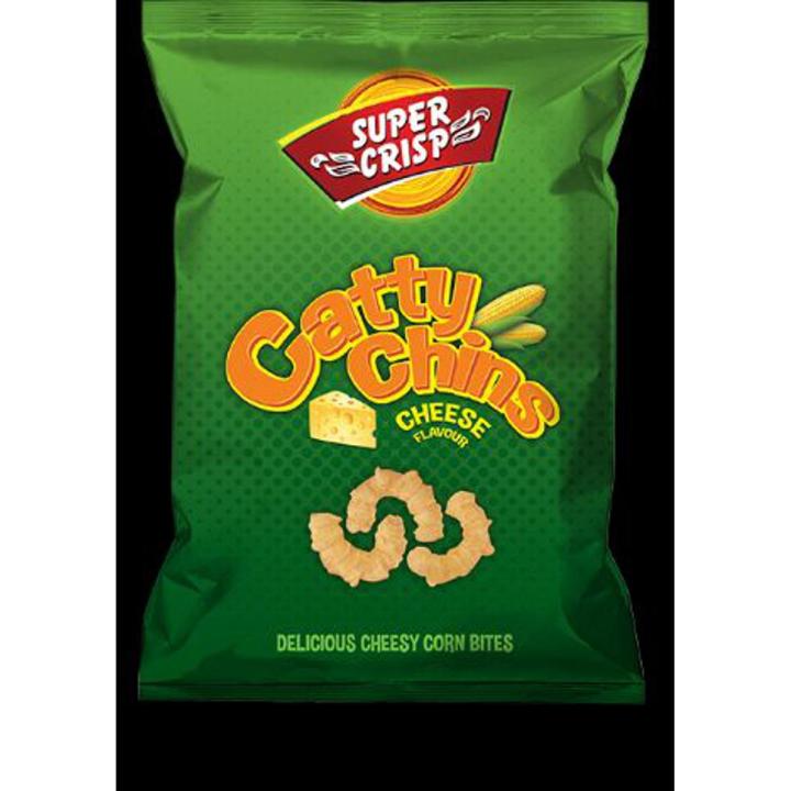 Super Crisp Catty Chins Cheese Flavour 20 Rs pack 10 pcs