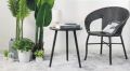 BLACK ROUND Stylish Side TABLE Coffee Table (Stool)  Home Decor. 