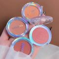 Peach Pink Shimmer Blush Powder Palette Apricot Orange Cheek Rouge Blush Powder Makeup Brighten Highlight Face Blusher Powder kunminghaoming. 