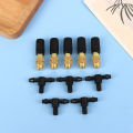 1/5pcs 4/7 PVC Misting Cooling System Garden Watering 1/4'' Brass Atomizer GJCUTE. 