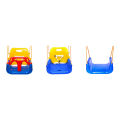 3-in-1 Baby Swing Seat, Toddler Swing, Anti-Flip Snug & Secure Detachable Infants to Teens Kids Swing Seat for Outside Playground, Blue. 