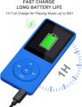 COVVY Slim Music Player 8GB Portable MP3 Player No Sound Lossless 70 Hours Display Support up to 64GB Navy Blue. 