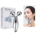 Premium Professional 3D Roller Massager Facial Massager 360 Rotate Roller Skin Caretion/Skin Tighten Lift 360 Degrees Rotation Massage Roller Silver CASHWIN ZL-206 3D face Silver Massager 3D Face Massager. 