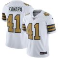 Men's Original Brand Alvin Kamara WhiteNew Orleans Saints Vapor Untouchable Color Rush Limited Player Jersey. 