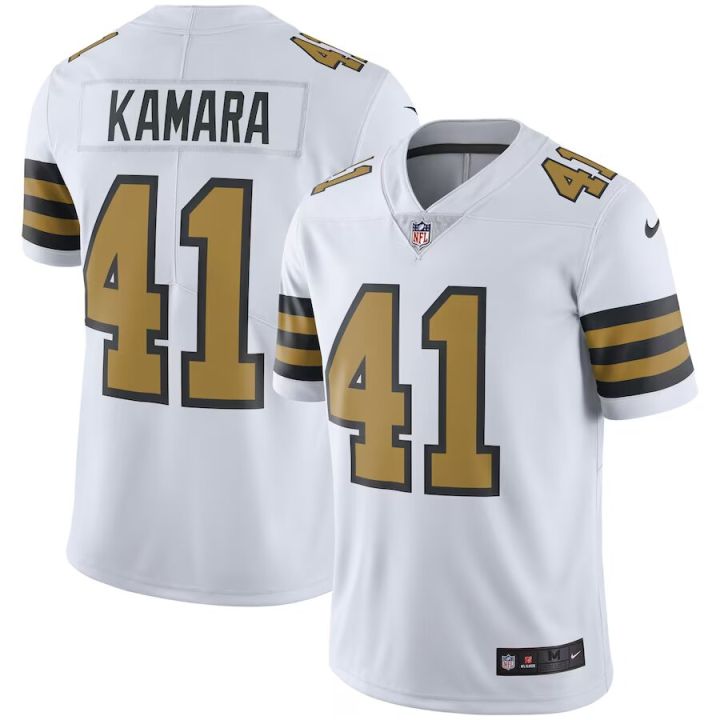 Men's Original Brand Alvin Kamara WhiteNew Orleans Saints Vapor Untouchable Color Rush Limited Player Jersey