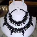 A handmade new design black jewellery for girls. 