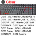 Keyboard Cover for MSI GF65 Thin GF63 GF75 Thin GF72 GF72VR GF62 GF62VR Silicone Protector Skin Case Gaming Laptop Accessory 17. 