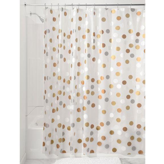 A1 Peva Bath Curtains Waterproof Shower Curtain With 12 Pcs Hooks (180Cm*180Cm)