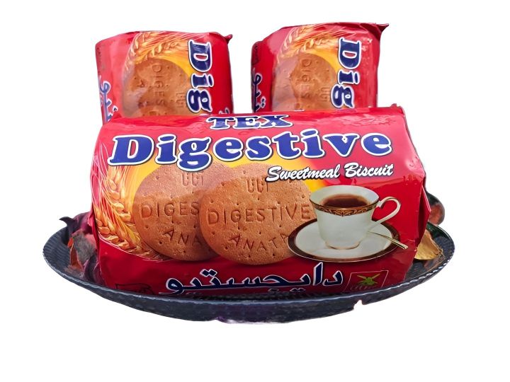 Tex Digestive Wheat Biscuit - Fresh Stock - Imported Biscuits - Irani Biscuits - Pack of 10