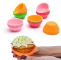 Pack of 12 - Round Shape Mould Silicone Muffin Cup Cake Moulds. 