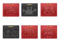 MAGNETIC BEADS DRAWING BOARD WITH MAGNETIC PEN AND PUZZLE educational toys for kids. 