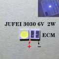 100pcs 3030 Backlight High Power LED DOUBLE CHIPS 1w 1.5W 2w 3V-3.6V 6v 9V lextar JUFEI AOT Cool white PT30A66 TV. 