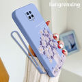 Casing Redmi Note 9s Xiaomi Redmi Note 9 Pro phone case softcase liquid silicone protector smooth shockproof bumper cover new design comic flower cartoon ytyhh01. 