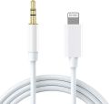 iPhone Aux Cable, Apple MFi Certified, Lightning to 3.5mm Aux Cable for Car, Compatible with iPhone 12 11 XS XR X 8 7 6, iPad, iPod for Car Stereo Headphones A R977 AUXX. 
