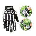 Qepae Chipper Cycling Long Finger Gloves Cycling Outdoor Mountain Bike Gloves Cycling Full Finger Skull Cycling Equipment New. 